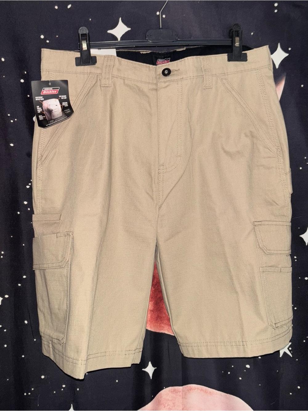 Dickies Men's Khaki Cargo Shorts NWT